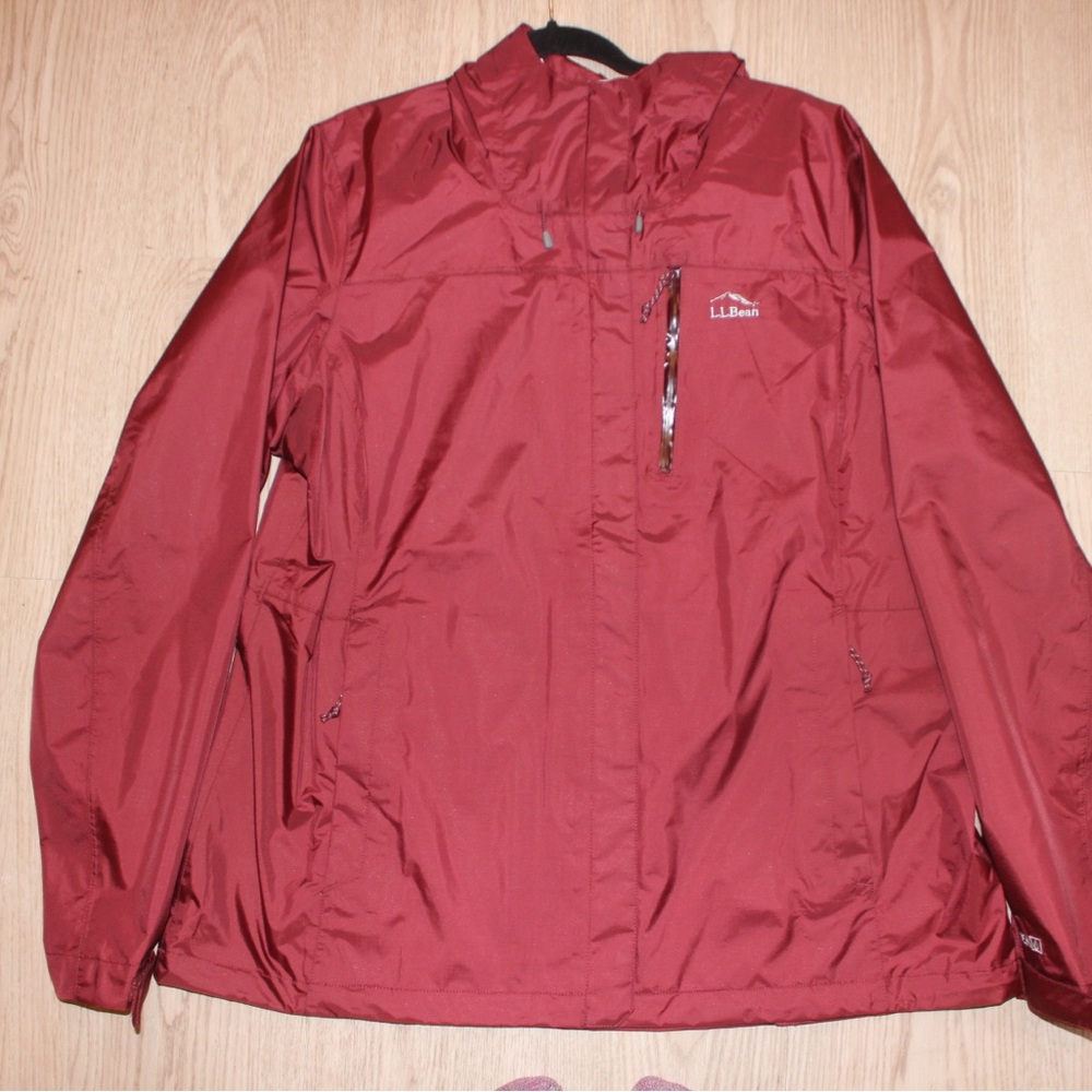 L.L. Bean Women's Red Windbreaker